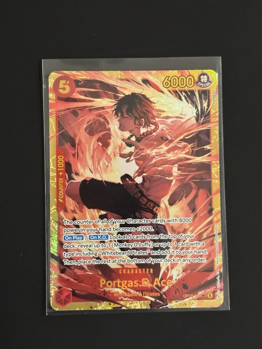 Portgas.D.Ace OP16-118 The Time of Battle for sale | eBay