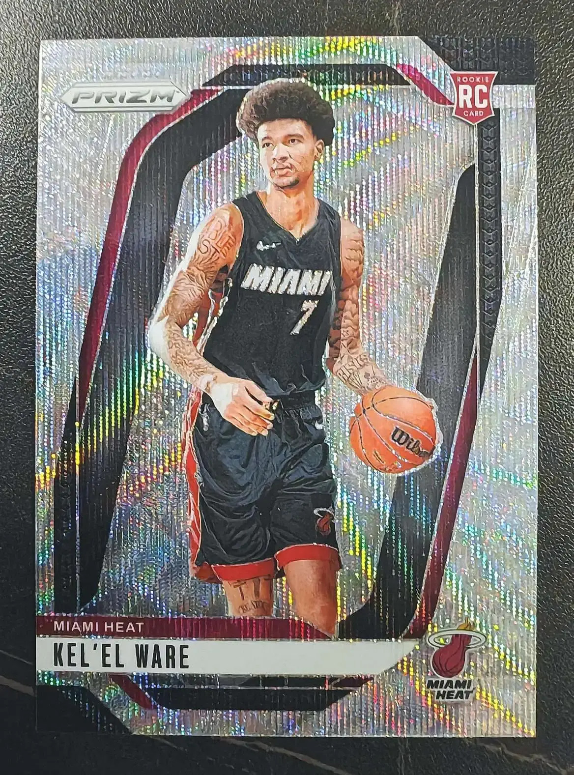 2024-25 Panini Prizm #248 Kel'el Ware RC - Rookie Silver Wave Prizm RARE AA61