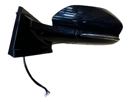 2016 2022 TOYOTA PRIUS LEFT SIDE DOOR MIRROR w BLINDSPOT BLACK 6 WIRE OEM