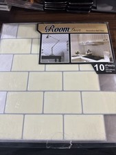 Art3d 10-Sheet Peel & Stick Backsplash, 12"x12" / White with Gray Grout