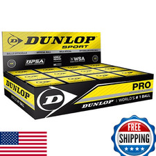 Dunlop Sports Pro XX High Altitude Squash Balls, Single Green Dot, Box of 12