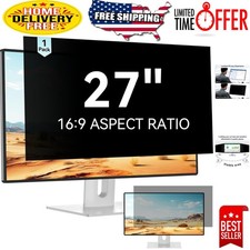 27 Inch Computer Privacy Screen Anti-Glare Blue Light Filter - 16:9 Ideal