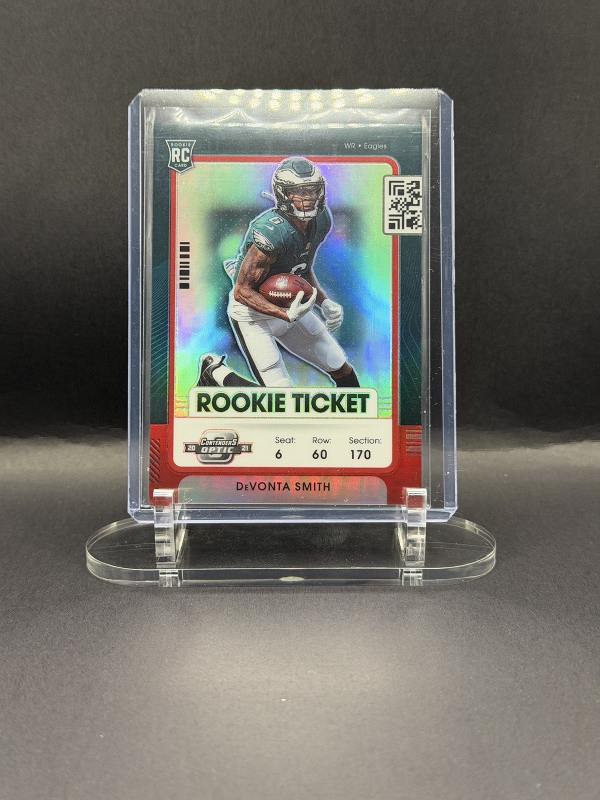 2021 Panini Contenders Optic Rookie Ticket DeVONTA Smith RC 36/175 #63