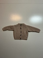 Aran Sweater Market Merino Wool Cableknit Ireland Baby Cardigan Sweater Sz.2/3YR