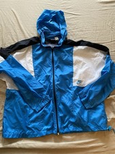 Vintage 90  s Nike Windrunner Windbreaker Light Jacket XL Roll-up Hooded Full Zip