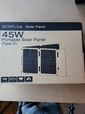 ECOFLOW SOLAR PANEL 45W Portable Type-C Packge Sealed