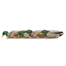 Avian X TopFlight Floating Backwater Feeder Mallard Duck Hunting Decoys, 6 Pack