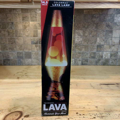 VOLCANO LAVA LAMP 2149 Schylling ColorMax Decal Mood Light Motion Lite 14.5" - Picture 1 of 10