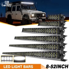 LED Arbeitsscheinwerfer 14-52 Zoll Lichtleiste für Offroad Traktor LKW SUV IP68