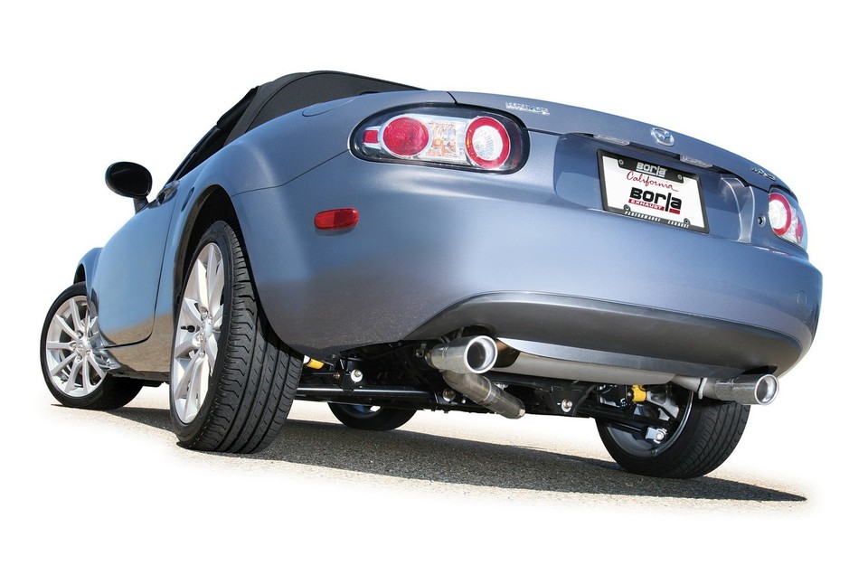 Borla 140169 S-Type Cat-Back Exhaust System For 2006-2015 Mazda Miata ...