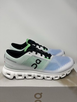 On Cloud 6 Push Horizon Honeydew White Blue Green 3MF10053001 Sneaker Men's Size