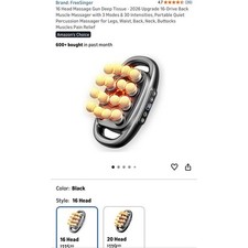 16 Head Massager new  115 plus tax on Amazon 