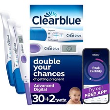 Clearblue Advanced Digital Ovulation Test Kit, 32 Count