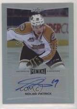 2015-16 Leaf Metal Silver Prismatic Nolan Patrick #BA-NP1 Auto 0w2