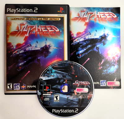 Silpheed: The Lost Planet (Sony PlayStation 2 PS2, 2001) COMPLETE CIB Tested!