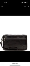 Patricia Nash Black Leather Viani Convertible Wristlet