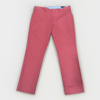 Polo Ralph Lauren Chino Pants Men's 36x32 Salmon Pink Stretch
