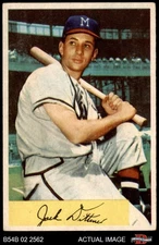 1954 Bowman #48 Jack Dittmer Braves 4.5 - VG/EX+