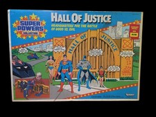 DC Super Powers Hall of Justice 1984 Kenner Vintage Sealed in Box 100  Complete