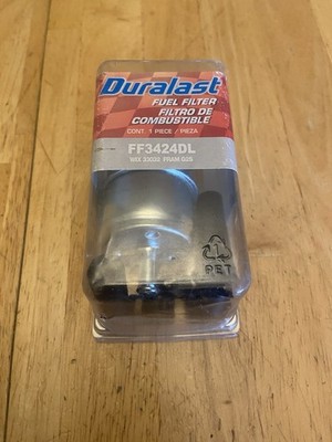 DURALAST #FF3424DL INLINE FUEL FILTER - INLET/OUTLET 5/16''