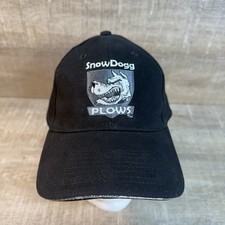 Snow Dogg Plows Hat Cap Black Adjustable Strapback Dad Hat Cap Beware Of Dogg