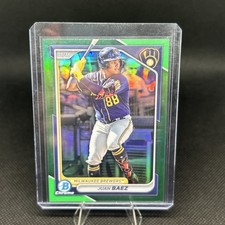 2024 Bowman Draft Juan Baez Chrome True Green /99 Refractor #BDC-150