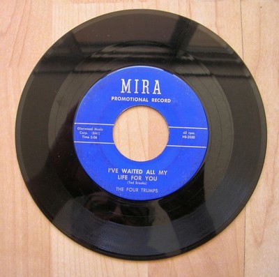 FOUR TRUMPS I've waited all my life for you  PRIVATE PRESS R&B rare    45