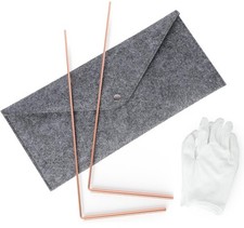 99.9 Pure Copper Dowsing Rods Kit- 2PCS 11.8 5.12 Inch Divining Rods Gift Bag