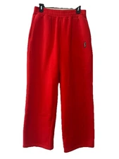 Comfrt LOVE Straight Leg CRIMSON RED Sweats Sweatpants BARELY WORN Size Large L