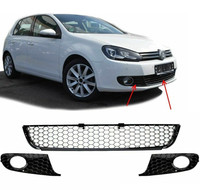 Frontgrill Gitter Set Wabendesign Passend FüR VW Golf 6 VI 2008-2012