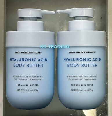 (2-Pk) BODY PRESCRIPTIONS ~ HYALURONIC ACID Nourishing Replenishing BODY BUTTER