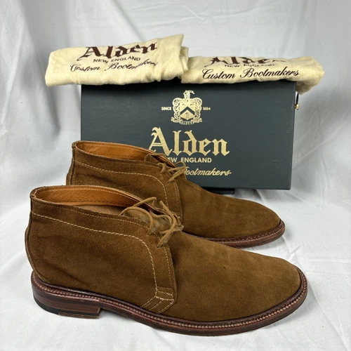 Alden 1493 Chukka Boot Snuff Suede - Size 8.5D - Premium Quality, w/Box and More