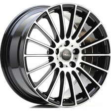 Alufelgen AVUS AC-M03 17" 7J 5x98 ET 35 58.1 BLACK POLISHED