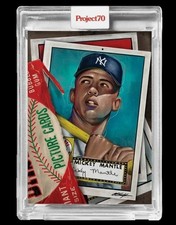 2021 Topps Project70® Card 624 - Mickey Mantle by Chuck Styles - Mint New Sealed