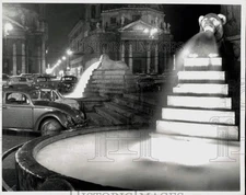 1961 Press Photo Rome's Piazza Del Popolo during centennial unification event