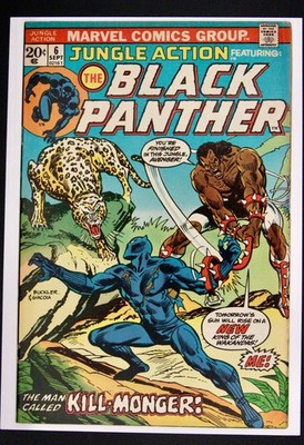 Jungle Action : Black Panther #6   Marvel (1973) 1st Killmonger