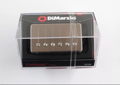 DiMarzio Fortitude PAF Humbucker Bridge Guitar Pickup Worn Nickel Cover