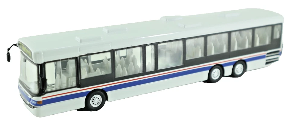 Autobús urbano Scania Omni Link - Modelo de autobús a escala 1:50 fundido a presión blanco Foto 2 de 4
