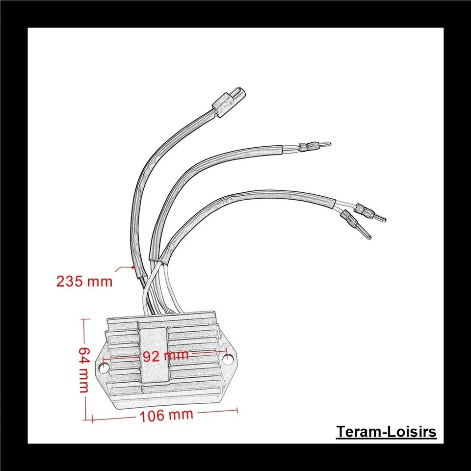 Voltage Regulator for DUCATI MONSTER 400 from 1996 1997 NEW Foto 2 de 4