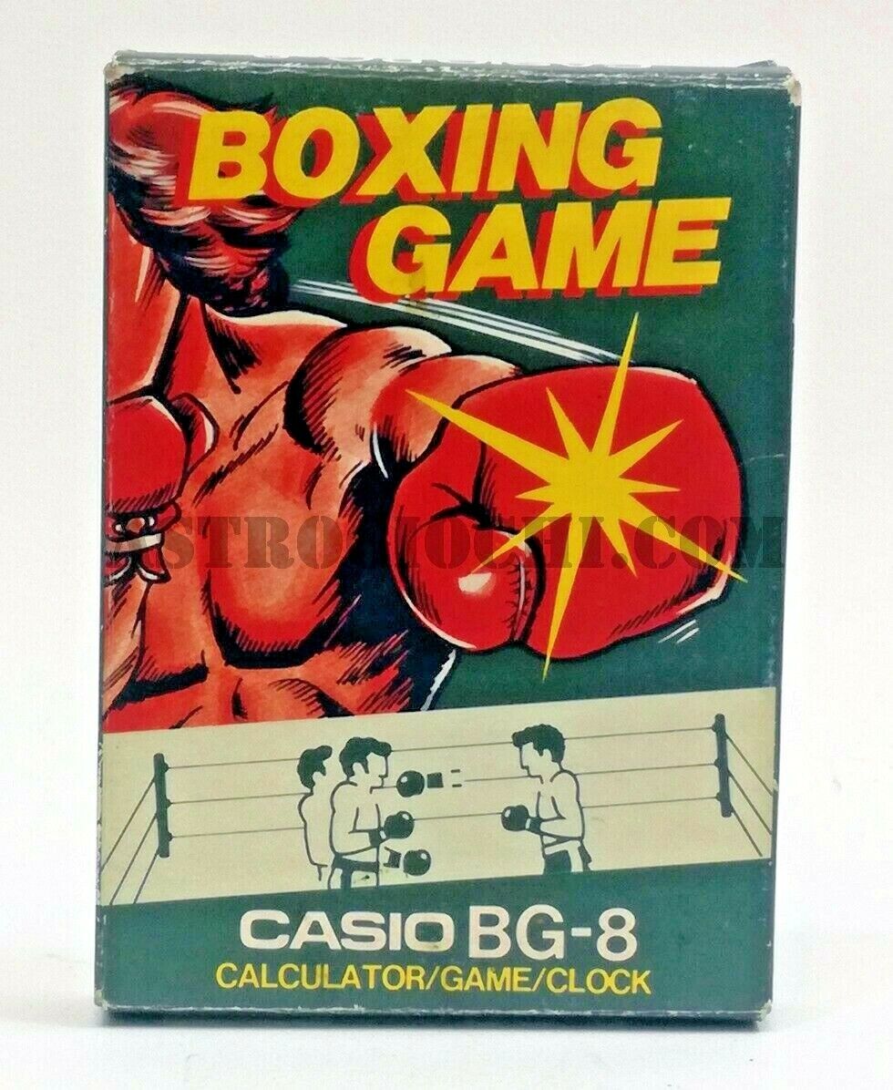 CASIO BOXING GAME RARE BG-8 CALCULATOR CLOCK ELECTRONIC CASIO BOXING GAME RARE BG-8 CALCULATOR CLOCK ELECTRONIC