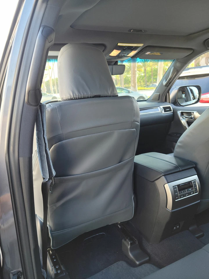 适用于 2010 - 2023 LEXUS GX460 GX470 IGGEE S.LEATHER 定制座椅套 13 种颜色 — 第 3/4 张图片