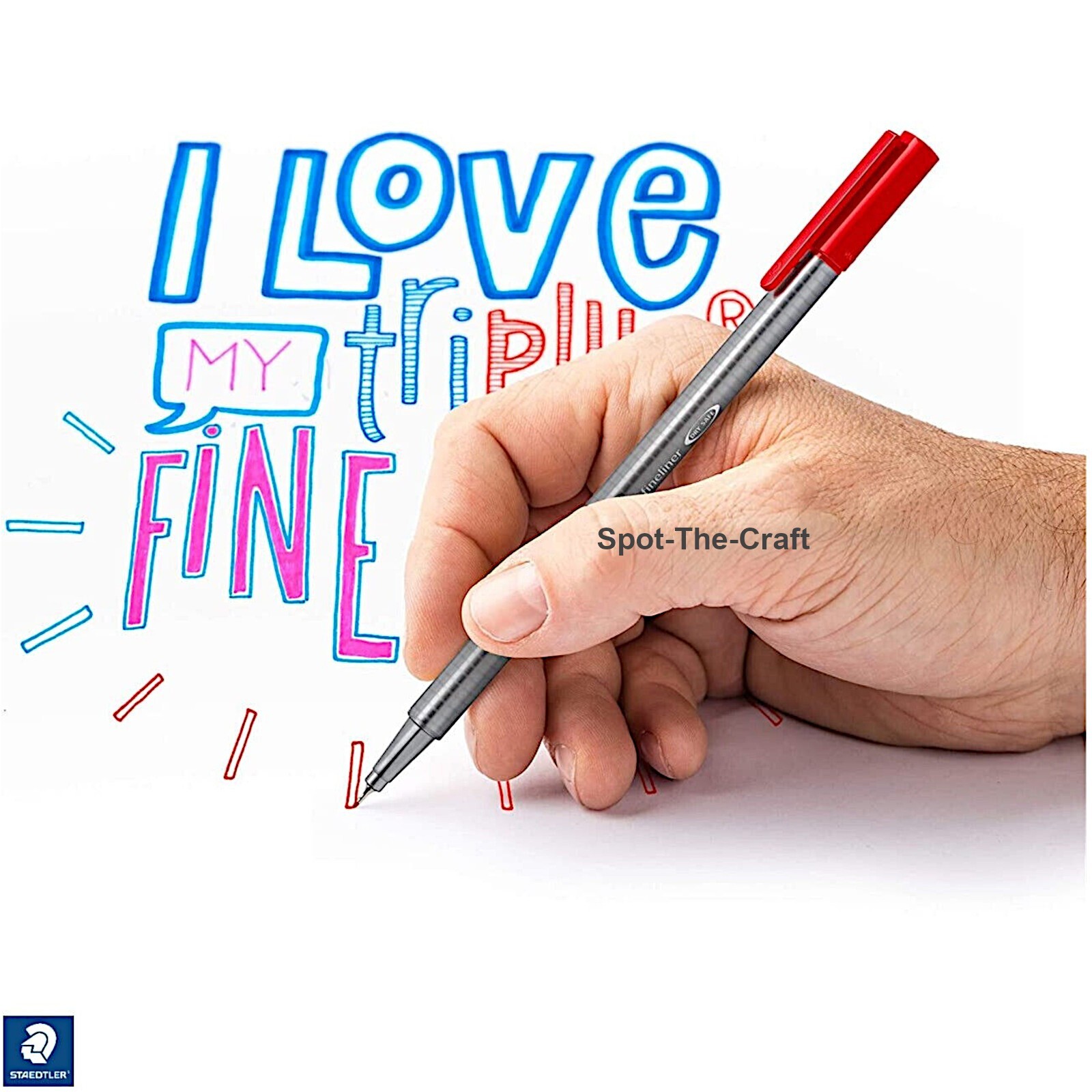 x Staedtler  Triplus Fineliner Pens 42 Brilliant Colors 0.3mm 334 C42 LU