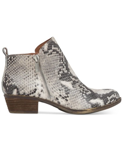 Lucky Brand Basel Almond Toe Ankle Snake Booties Avorlo Snake Low Cut Ankle Boot - Bild 3 von 5