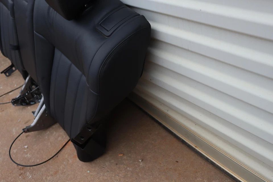 Infiniti FX37 FX50 2013 segunda fila asiento superior trasero cuero negro OEM Foto 3 de 4