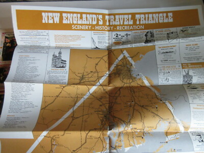 NEW ENGLAND'S TRAVEL TRIANGLE map