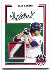 2022 Dean Hannah AUTO Patch Relic /25 RC Rookie Panini Stars & Stripes #SSS-DH1