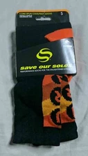Save Our Soles Men's Core-Spun Coolmax Socks JL3 Multicolor Small NWT