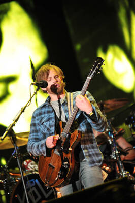 Caleb Followill of American rock band Kings Of Leon live on stage - Old Photo 11