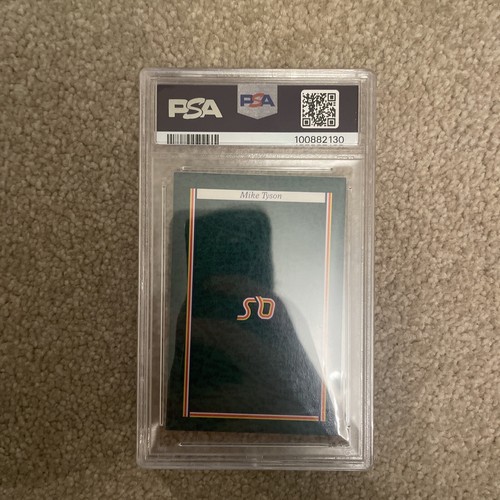 Mike Tyson Rookie Card PSA 8: 1987 A Question of Sport: (international shipping) - Picture 3 of 3