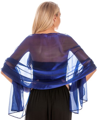 Central Chic Iridescent Wedding Pashmina Wrap Shawl Wedding Brides Bridesmaids - Picture 103 of 106
